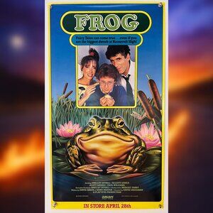 FROG (1988) - ORIGINAL VIDEO STORE MOVIE POSTER